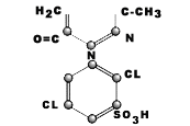 2.5 DICHLORO-4-SULPHOPHENYL-3-METHYL-5-PYRAZOLONE